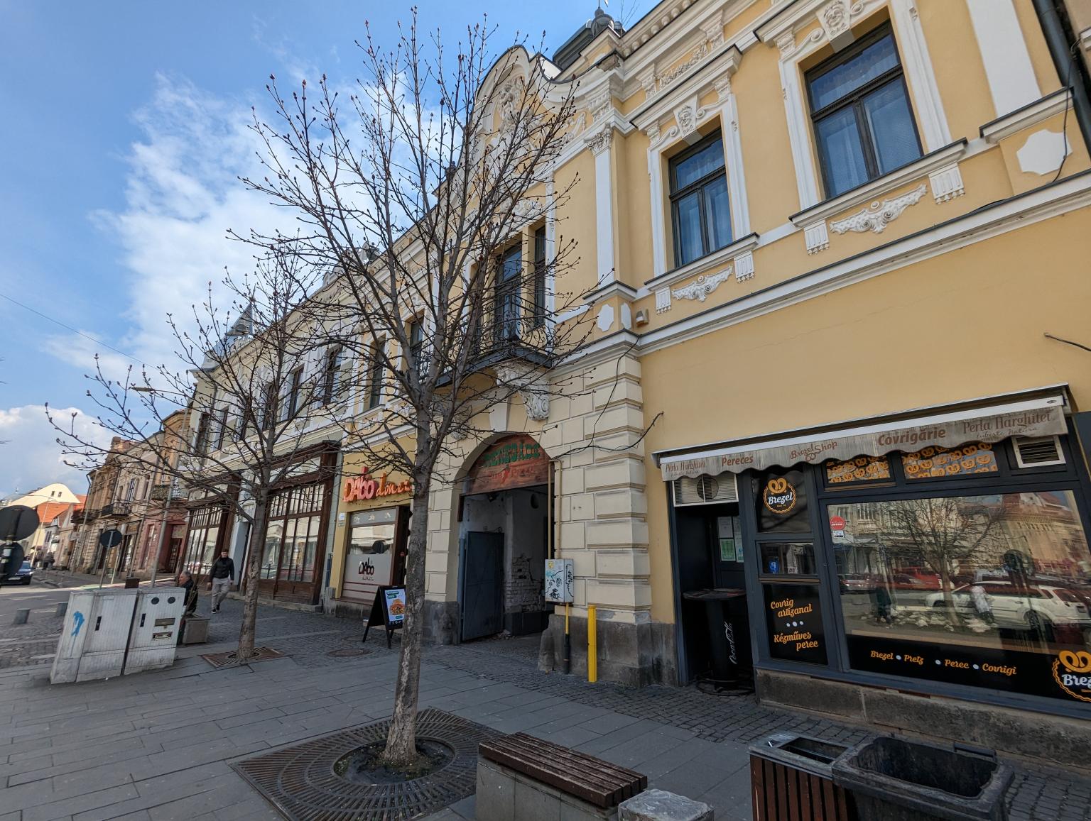 Ansamblu urban - locuinţe cu magazin la parter